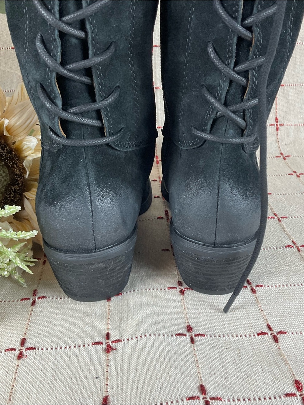 Coconuts By Matisse “Piper” Black Suede Knee High Heeled Boots Sz 6.5 NWOB - Picture 6 of 6